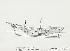 185 America del Nord - Gerorge's Bank - peschereccio di vecchio tipo 1837